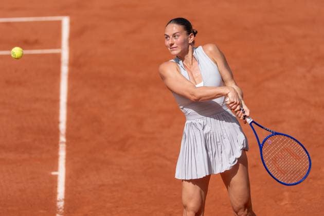 2026-05-24 2026 French Open - Day One PARIS, FRANCE - MAY 24: Marta Kostyuk of Ukraine during Day One of the 2026 French Open at Roland Garros on May 24, 2026 in Paris, France. (Photo by Marleen Fouchier BSR Agency) Paris France Content not available for redistribution in The Netherlands directly or indirectly through any third parties. Copyright: xBSRxAgencyx