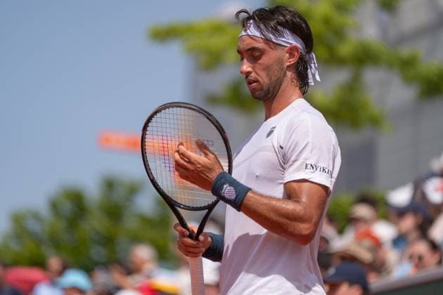 2026-05-24 2026 French Open - Day One PARIS, FRANCE - MAY 24: Thiago Agustin Tirante of Argentina during Day One of the 2026 French Open at Roland Garros on May 24, 2026 in Paris, France. (Photo by Marleen Fouchier BSR Agency) Paris France Content not available for redistribution in The Netherlands directly or indirectly through any third parties. Copyright: xBSRxAgencyx