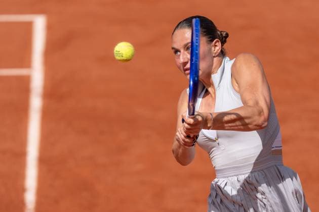 2026-05-24 2026 French Open - Day One PARIS, FRANCE - MAY 24: Marta Kostyuk of Ukraine during Day One of the 2026 French Open at Roland Garros on May 24, 2026 in Paris, France. (Photo by Marleen Fouchier BSR Agency) Paris France Content not available for redistribution in The Netherlands directly or indirectly through any third parties. Copyright: xBSRxAgencyx