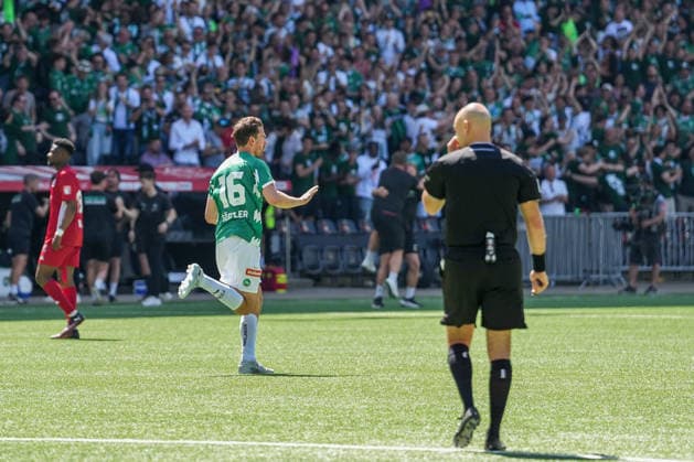 Football, Swiss Cup, Final FC St Gallen 1879 vs FC Stade Lausanne Ouchy, Sunday, 24 05 2026 Stadion Wankdorf, Bern Lukas Görtler 16, FC St Gallen scores 2 0 Copyright: xValentinxDomgjonix