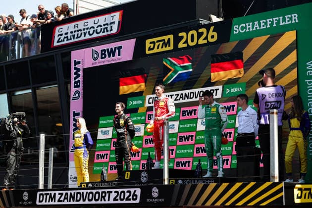 DTM, 3. + 4. Rennen Zandvoort 2026 25 McLaren 720S GT3 Evo, Dörr Motorsport: Ben Dörr, 3 BMW M4 GT3 Evo, Schubert Motorsport: Kelvin van der Linde, 11 BMW M4 GT3 Evo, Schubert Motorsport: Marco Wittmann- picture by Gruppe C Photography Zandvoort Circuit Park Zandvoort Noord-Holland Netherlands Copyright: xGruppexCxPhotographyx