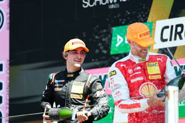 DTM, 3. + 4. Rennen Zandvoort 2026 25 McLaren 720S GT3 Evo, Dörr Motorsport: Ben Dörr, 3 BMW M4 GT3 Evo, Schubert Motorsport: Kelvin van der Linde- picture by Gruppe C Photography Zandvoort Circuit Park Zandvoort Noord-Holland Netherlands Copyright: xGruppexCxPhotographyx