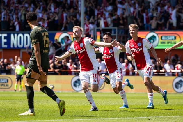 VOLENDAM - Davy Klaassen of AFC Ajax celebrates the 1-0 during the Conference League play-off final match between AFC Ajax and FC Utrecht at the Kras Stadium on May 24, 2026, in Volendam, the Netherlands. SONNY LENSEN ANP Play-offs Conference League - FINAL 2025-2026 xVIxANPxSportx xxANPxIVx 559238579 originalFilename: 559238579.jpg