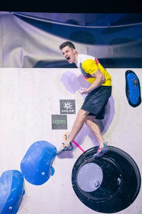 24 05 2026 Climbing Bouldering World Climbing Series Bern 2026 Semi-finals Men Hannes Van Duysen BEL Bern Bern Expo Switzerland
