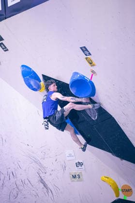 24 05 2026 Climbing Bouldering World Climbing Series Bern 2026 Semi-finals Men Maximillian Milne GBR Bern Bern Expo Switzerland