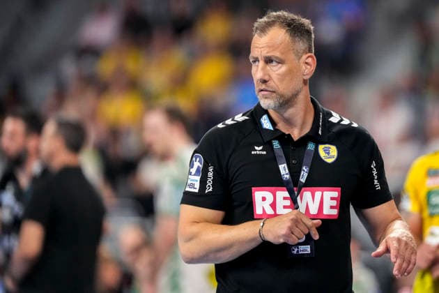 Maik Machulla coach, head coach, RNL , single picture, single photo, action, action, 24 05 2026, Mannheim Germany , Handball, Bundesliga, Rhein Neckar Löwen SC Magdeburg xozx