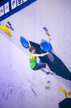 24 05 2026 Climbing Bouldering World Climbing Series Bern 2026 Semifinals Men Slav Kirov BUL Bern Bern Expo Switzerland