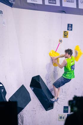 24 05 2026 Climbing Bouldering World Climbing Series Bern 2026 Semifinals Men Slav Kirov BUL Bern Bern Expo Switzerland