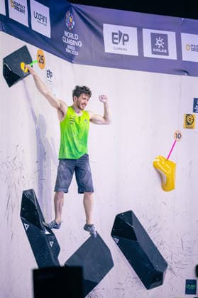 24 05 2026 Climbing Bouldering World Climbing Series Bern 2026 Semifinals Men Slav Kirov BUL Bern Bern Expo Switzerland