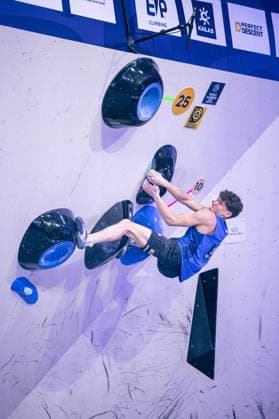 24 05 2026 Climbing Bouldering World Climbing Series Bern 2026 Semi-finals Men Mejdi Schalck FRA Bern Bern Expo Switzerland