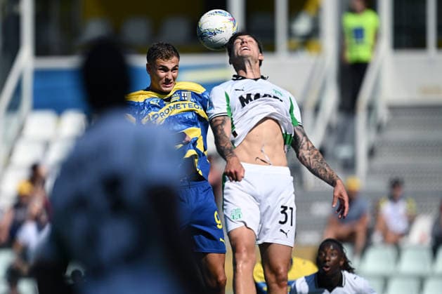 Mg Parma 24 05 2026 - campionato di calcio serie A Parma-Sassuolo foto Matteo Gribaudi Image nella foto: gol Mateo Pellegrino 