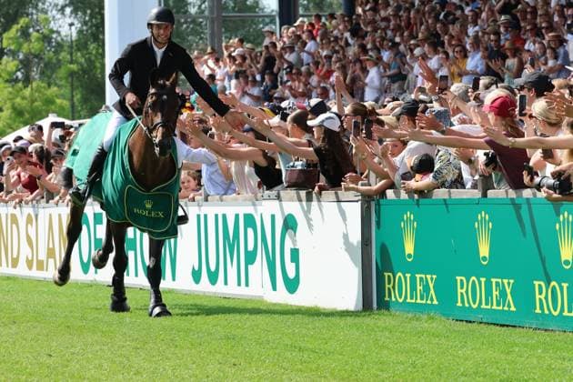 Equestrian sport, CHIO Aachen, Show jumping, Richard Vogel wins the Grand Prix