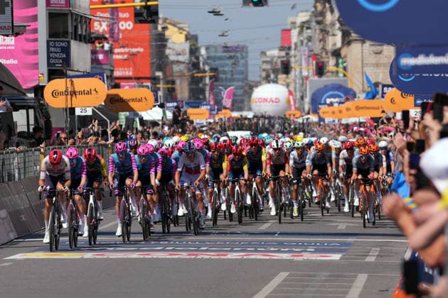 during Stage 15 of the Giro d™Italia, from Voghera to Milano, Italy, Sunday, May 24, 2026.  Copyright: xGianxMattiaxD™Alberto LaPressex
