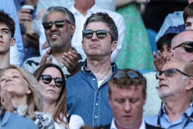 Sport Bilder des Tages Premier League: Manchester City vs Aston Villa Noel Gallagher is in attendance during the Premier League match Manchester City vs Aston Villa at Etihad Stadium, Manchester, United Kingdom on 24 May 2026 (Photo by Mark Cosgrove News Images) Manchester Etihad Stadium Greater Manchester United, ManU Kingdom Copyright: xMarkxCosgrove NewsxImagesx