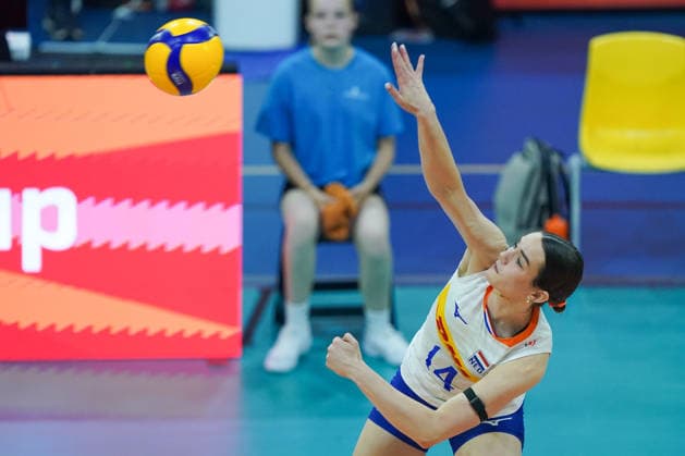 2026-05-24 Netherlands v Germany - Four Nations Cup APELDOORN, NETHERLANDS - MAY 24: Nicole Van de Vosse of The Netherlands during the Four Nations Cup match between Netherlands and Germany at Omnisport on May 24, 2026 in Apeldoorn, Netherlands. Apeldoorn Omnisport Netherlands Content not available for redistribution in The Netherlands directly or indirectly through any third parties. Copyright: xAndrexWeeningx