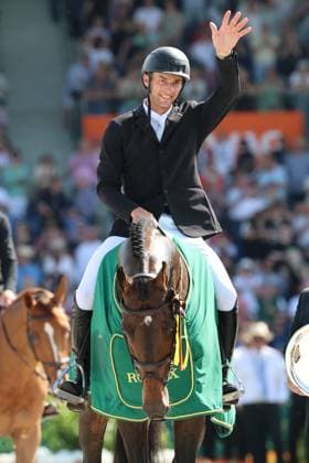 Winner, 1 place, Richard Vogel GER with horse United Touch S, Rolex Grand Slam of Show Jumping, Prize giving ceremony, On the way to the Grand Slam, Jumping competition with two rounds and jump-off, World Equestrian Festival, World Equestrian Festival, TSCHIO Aachen 2026, TSCHIO instead of CHIO 2026, Aachener Soers, May 22nd to 24th 2026, Equestrian sport, May 24th 2026, Aachener Soers Germany