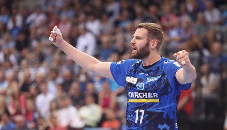 Stuttgart , Handball Daikin Bundesliga TVB Stuttgart vs SG Flensburg Handewitt ,
