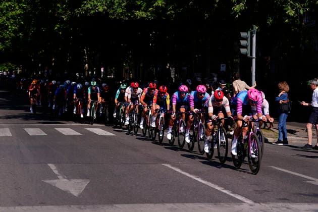 The pack rides during Stage 15 of the Giro d™Italia, from Voghera to Milano, Italy, Sunday, May 24, 2026.  Copyright: xFabioxFerrarix xLaPressex
