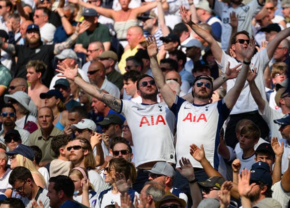 Tottenham Hotspur v Everton Premier League Tottenham Hotspur fans during the Premier League match at Tottenham Hotspur Stadium, London 24 05 2026 UK Newspapers OUT Copyright: xGraemexWilcocksonx FIL-23469-0020