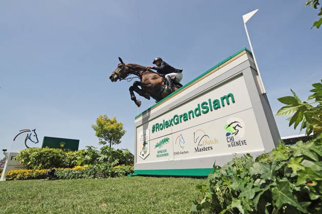Winner, 1 place, Richard Vogel GER with horse United Touch S, Rolex Grand Slam of Show Jumping, Jumping competition with two rounds and jump-off, On the way to the Rolex Grand Slam Spruce Meadows, CHIO Aachen, The Dutch Masters, CHI de Geneve , World Equestrian Festival, World Equestrian Festival, TSCHIO Aachen 2026, TSCHIO instead of CHIO 2026, Aachener Soers, 22 to 24 May 2026, Equestrian sport, 24 05 2026, Aachen Aachener Soers Germany