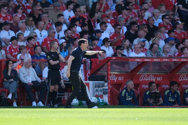 NOTTINGHAM, ENGLAND - May 24 : Bournemouth Head Coach Andoni Iraola seen during the Premier league football match between Nottingham Forest and Bournemouth at the City Ground on May 24, 2026 in Nottingham, England.  Copyright: xPaulxBonserx xSportsxPressxPhotox Sportspressphoto_153931
