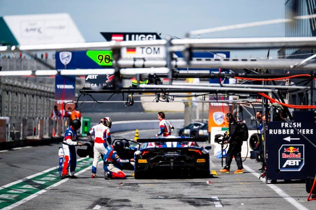 ADAC GT Masters, 3. + 4. Rennen Zandvoort 2026 63 Lamborghini Huracan GT3 EVO 2, LIQUI MOLY Team Engstler Motorsport: Finn Zulauf, Felix Hirsiger - picture by Gruppe C Photography Zandvoort Circuit Park Zandvoort Noord-Holland Netherlands Copyright: xGruppexCxPhotographyx