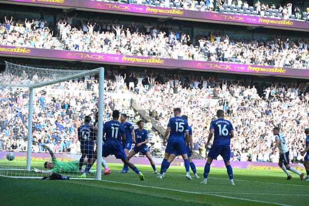 Spurs vs Everton, Premier League Tottenham Hotspur Stadium London.GOAL Joao Palhinha of Tottenham Hotspur scorers the first goal during the Spurs vs Everton final match of the 2025 26 Premier League season London Tottenham Hotspur Stadium UK Copyright: xMartinxDaltonx Spurs_vs_Everton_240526_MD_380