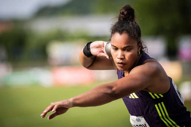 REHLINGEN , GERMANY - MAY 24: Yemisi Mabry (GER MTG Mannheim) during the 61. Internationales Pfingstsportfest on 24.05.2026 at the Bungertstadion in Rehlingen-Siersburg (Saarland Deutschland). Saarland Deutschland Copyright: xAxelxKohringx