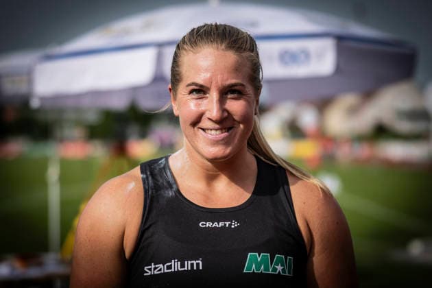 REHLINGEN , GERMANY - MAY 24: Fanny Roos (SWE) wins the shot put competition during the 61. Internationales Pfingstsportfest on 24.05.2026 at the Bungertstadion in Rehlingen-Siersburg (Saarland Deutschland). Saarland Deutschland Copyright: xAxelxKohringx