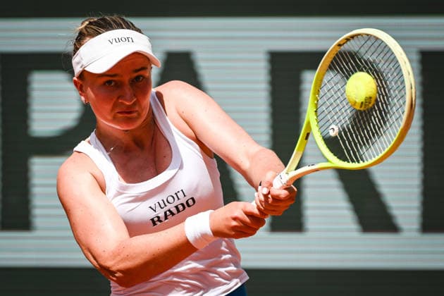 May 24, 2026, Paris, France, France: Barbora KREJCIKOVA of Czech Republic during the first day of the Roland-Garros 2026, French Open 2026, Grand Slam tennis tournament at Roland-Garros Stadium on May 24, 2026 in Paris, France. Paris France - ZUMAm308 20260524_zsp_m308_027 Copyright: xMatthieuxMirvillex