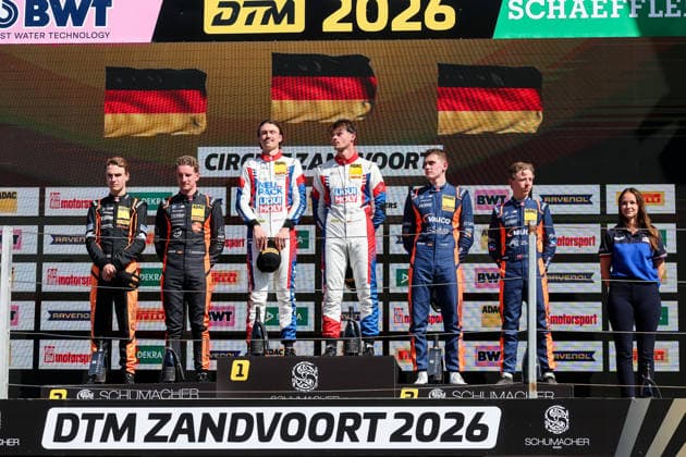 ADAC GT Masters, 3. + 4. Rennen Zandvoort 2026 11 BMW M4 GT3 Evo, FK Performance Motorsport: Leyton Fourie, Tim Zimmermann, 11 BMW M4 GT3 Evo, FK Performance Motorsport: Leyton Fourie, Tim Zimmermann, 10 BMW M4 GT3 Evo, FK Performance Motorsport: Fabio Rauer, Storm Gjerdrum - picture by Gruppe C Photography Zandvoort Circuit Park Zandvoort Noord-Holland Netherlands Copyright: xGruppexCxPhotographyx