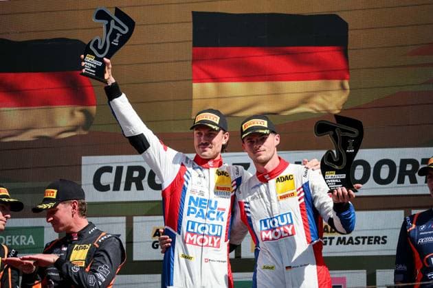 Sport Bilder des Tages ADAC GT Masters, 3. + 4. Rennen Zandvoort 2026 63 Lamborghini Huracan GT3 EVO 2, LIQUI MOLY Team Engstler Motorsport: Finn Zulauf, Felix Hirsiger, 56 BMW M4 GT3 Evo, Schubert Motorsport: Juliano Holzem, Sandro Holzem - picture by Gruppe C Photography Zandvoort Circuit Park Zandvoort Noord-Holland Netherlands Copyright: xGruppexCxPhotographyx