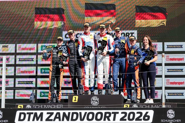 ADAC GT Masters, 3. + 4. Rennen Zandvoort 2026 11 BMW M4 GT3 Evo, FK Performance Motorsport: Leyton Fourie, Tim Zimmermann, 10 BMW M4 GT3 Evo, FK Performance Motorsport: Fabio Rauer, Storm Gjerdrum - picture by Gruppe C Photography Zandvoort Circuit Park Zandvoort Noord-Holland Netherlands Copyright: xGruppexCxPhotographyx