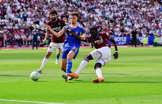West Ham United v Leeds United, London, UK - 24 May 2026 El Hadji Malick Diouf of West Ham United during the Premier League match between West Ham United and Leeds United at The London Stadium, London on 24 May 2026. ( London The London Stadium London England Copyright: xAlanxStanford PPAUKx PPA-277273