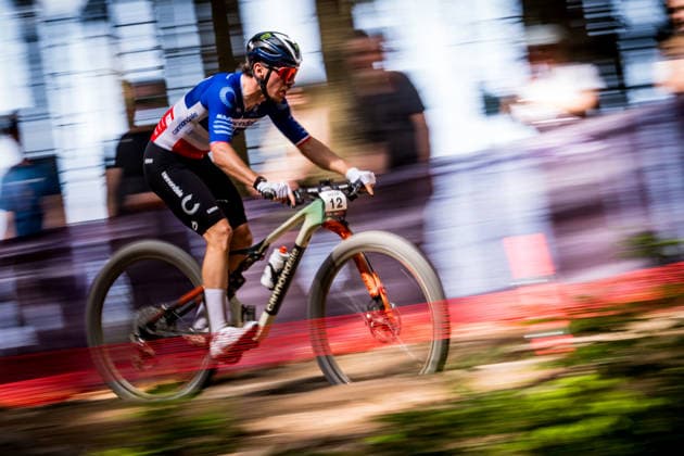 World Cup cross country mountain elite men s race, Vysocina Arena, Nove Mesto na Morave, May 24, 2026. Luca Martin from France. (CTKxPhoto JaroslavxSvoboda) CTKPhotoP2026052404883  CTKPhotoP2026052404883