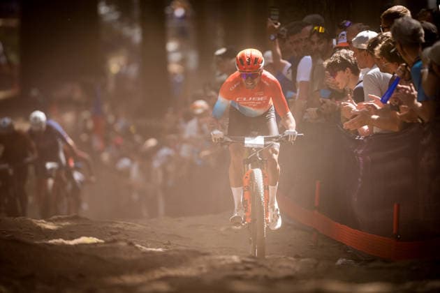 World Cup cross country mountain elite men s race, Vysocina Arena, Nove Mesto na Morave, May 24, 2026. Ondrej Cink from Czech republic. (CTKxPhoto JaroslavxSvoboda) CTKPhotoP2026052404886  CTKPhotoP2026052404886