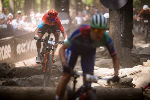 World Cup cross country mountain elite men s race, Vysocina Arena, Nove Mesto na Morave, May 24, 2026. Ondrej Cink from Czech republic. (CTKxPhoto JaroslavxSvoboda) CTKPhotoP2026052404887  CTKPhotoP2026052404887
