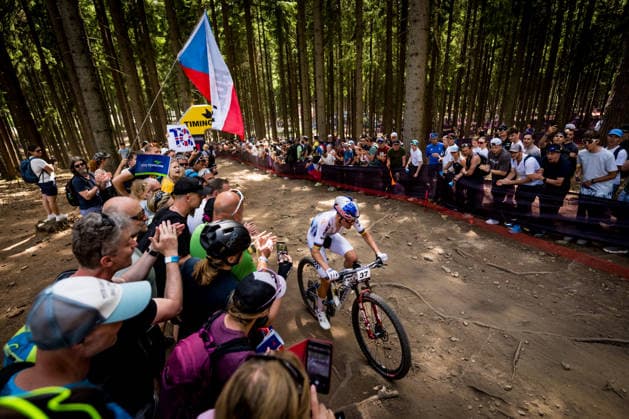 World Cup cross country mountain elite men s race, Vysocina Arena, Nove Mesto na Morave, May 24, 2026. Tom Pidcock from United Kingdom. (CTKxPhoto JaroslavxSvoboda) CTKPhotoP2026052404922  CTKPhotoP2026052404922