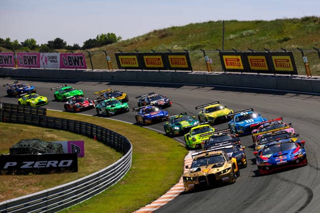 DTM, 3. + 4. Rennen Zandvoort 2026 3 BMW M4 GT3 Evo, Schubert Motorsport: Kelvin van der Linde, 10 Lamborghini Temerario GT3, ABT Sportsline: Marco Mapelli- picture by Gruppe C Photography Zandvoort Circuit Park Zandvoort Noord-Holland Netherlands Copyright: xGruppexCxPhotographyx