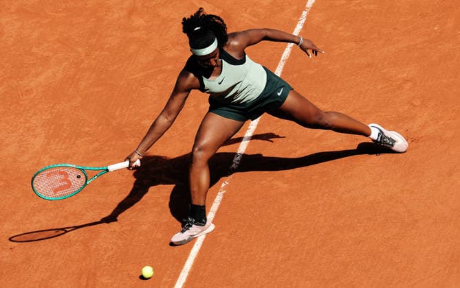 TENNIS - French Open 2026 PARIS,FRANCE,24.MAY.26 - TENNIS - WTA, Tennis Damen Tour, French Open, Roland Garros, Grand Slam. Image shows Hailey Baptiste (USA).  GEPAxpictures xMatthiasxHauer