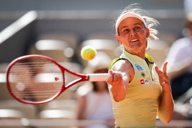 May 24, 2026, Paris, France, France: Fiona FERRO of France during the first day of the Roland-Garros 2026, French Open 2026, Grand Slam tennis tournament at Roland-Garros Stadium on May 24, 2026 in Paris, France. Roland Garros 2026 - Day 1  - ZUMAm308 20260524_zsp_m308_063 Copyright: xMatthieuxMirvillex