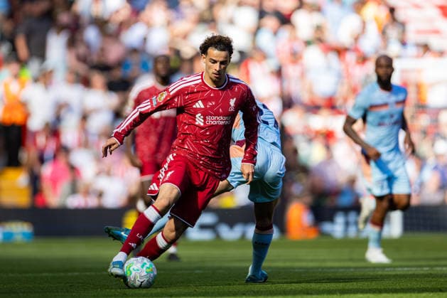 Football - FA Premier League - Liverpool FC v Brentford FC LIVERPOOL, ENGLAND - Sunday, May 24, 2026: Liverpool s Curtis Jones during the FA Premier League match between Liverpool FC and Brentford FC at Anfield. (Photo by David Rawcliffe Propaganda) LIVERPOOL Anfield MERSEYSIDE ENGLAND  Copyright: xDavidxRawcliffex P2026-05-24-Liverpool_Brentford-50