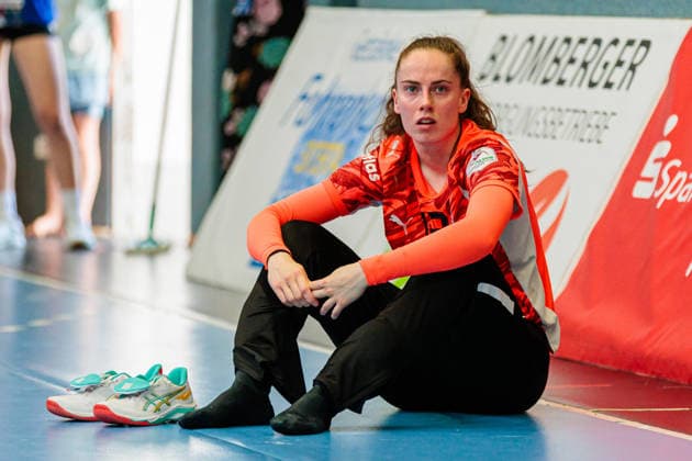 Sarah Wachter Borussia Dortmund, 12 is disappointed about the 28 27 defeat GER, HSG Blomberg Lippe vs Borussia Dortmund, Handball, 1 Bundesliga Women, Play Offs, Final, Game 2, 24 05 2026 GER, HSG Blomberg Lippe vs Borussia Dortmund, Handball, 1 Bundesliga Women, Play Offs, Final, Game 2, 24 05 2026 Blomberg Copyright: xEibner-Pressefoto JanxRollingerx EP_JSK