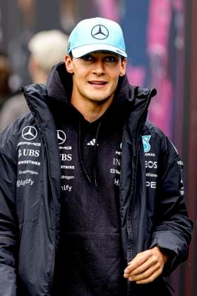 MONTREAL Formula 1 driver George Russell of Mercedes AMG Petronas Formula One Team during the Formula 1 Canada Race at the Circuit Gilles Villeneuve on May 24, 2026 in Montreal, Canada Photo by DeFodi Images