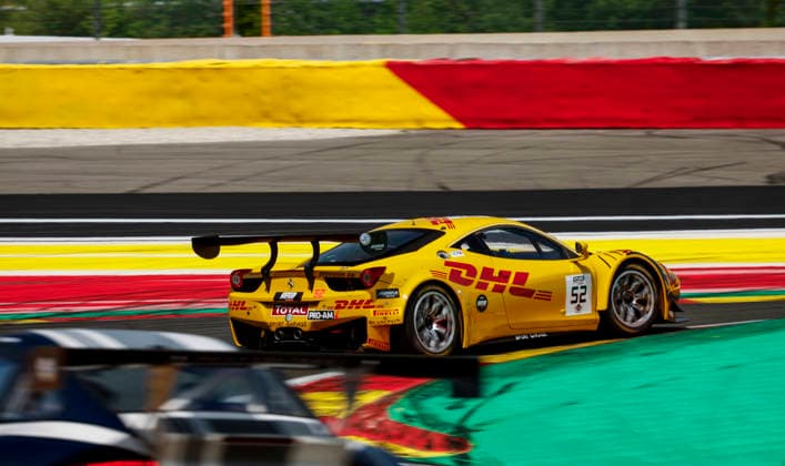 LE MANS CLASSIC SERIES 2026 - SPA-CLASSIC 52 JOEBSTL Stephan (aut), MUTSCH Thomas (ger), Ferrari 458 GT3 Evo 2013, GT3-GEN2, GT3 Revival, action during the 2026 Spa-Classic, 2nd round of the Le Mans Classic Series 2026, from May 22 to 24 in Circuit de Spa-Francorchamps, in Stavelot, Belgium - StavelotBelgium  Copyright: xGREGORYxLENORMANDx
