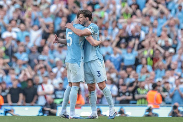 Premier League: Manchester City vs Aston Villa John Stones of Manchester City leaves the field of play to a standing ovation as fans sing, ˜Jonny Stones™ during the Premier League match Manchester City vs Aston Villa at Etihad Stadium, Manchester, United Kingdom on 24 May 2026 (Photo by Mark Cosgrove News Images) Manchester Etihad Stadium Greater Manchester United, ManU Kingdom Copyright: xMarkxCosgrove NewsxImagesx