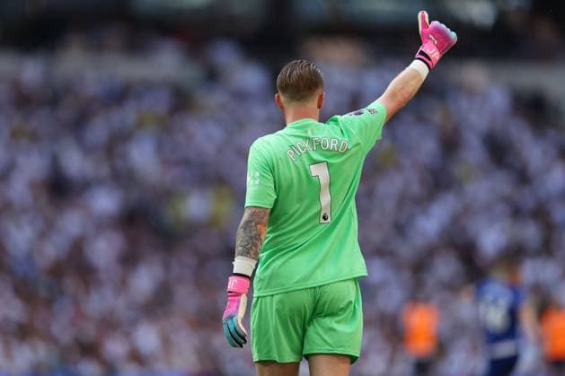 Jordan Pickford of Everton - Tottenham Hotspur v Everton, Premier League, Tottenham Hotspur Stadium, London, UK - 24th May 2026. Editorial Use Only - DataCo restrictions apply, No free usage or syndication, standard fees apply. Tottenham Hotspur v Everton, Premier League, Football, Tottenham Hotspur Stadium, London, UK - 24 May 2026London Tottenham Hotspur Stadium England United Kingdom EDITORIAL USE ONLY No use with unauthorised audio, video, data, fixture lists, club league logos or live services. Online in-match use limited to 120 images, no video emulation. No use in betting, games or single club league player publications.  Copyright: xMDI Shutterstockx 16894237d