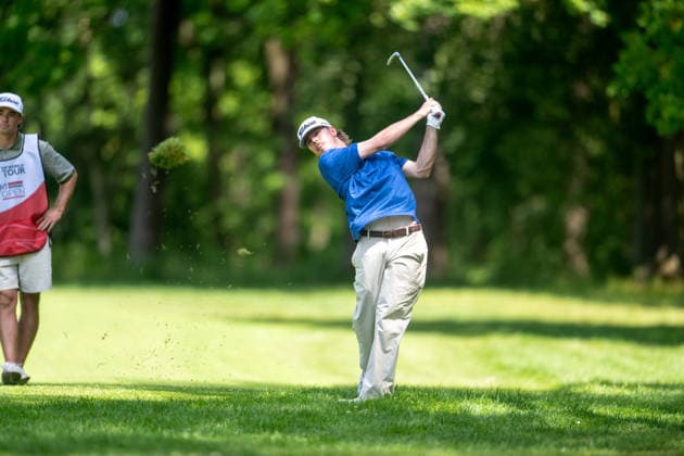 ANTWERP, BELGIUM - MAY 24: Jack Buchanan of Australia plays his second shot from the fairway on the 17th hole during the final round of the Soudal Open at Rinkven International Golf Club on May 24, 2026 in Antwerp, Belgium. Credit: Andy Astfalck NurPhoto Belgium Copyright: xAndyxAstfalckx