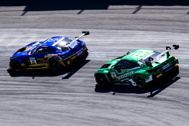 DTM, 3. + 4. Rennen Zandvoort 2026 11 BMW M4 GT3 Evo, Schubert Motorsport: Marco Wittmann, 80 Mercedes-AMG GT3 EVO, Winward Racing: Maro Engel- picture by Gruppe C Photography Zandvoort Circuit Park Zandvoort Noord-Holland Netherlands Copyright: xGruppexCxPhotographyx