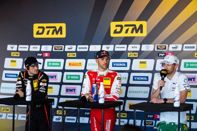 DTM, 3. + 4. Rennen Zandvoort 2026 25 McLaren 720S GT3 Evo, Dörr Motorsport: Ben Dörr, 3 BMW M4 GT3 Evo, Schubert Motorsport: Kelvin van der Linde- picture by Gruppe C Photography Zandvoort Circuit Park Zandvoort Noord-Holland Netherlands Copyright: xGruppexCxPhotographyx